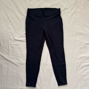 Lands' End Black High Waist Leggings